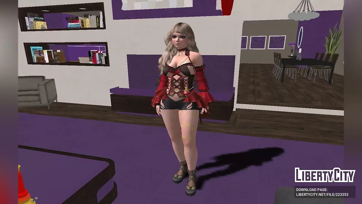DOAXVV Amy - Maquiagem Noblesse / GTA San Andreas