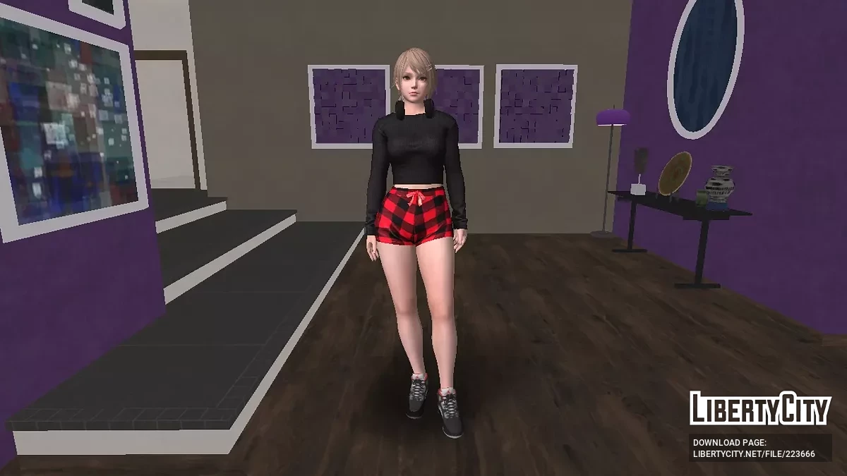 Емі з Dead Or Alive / GTA San Andreas