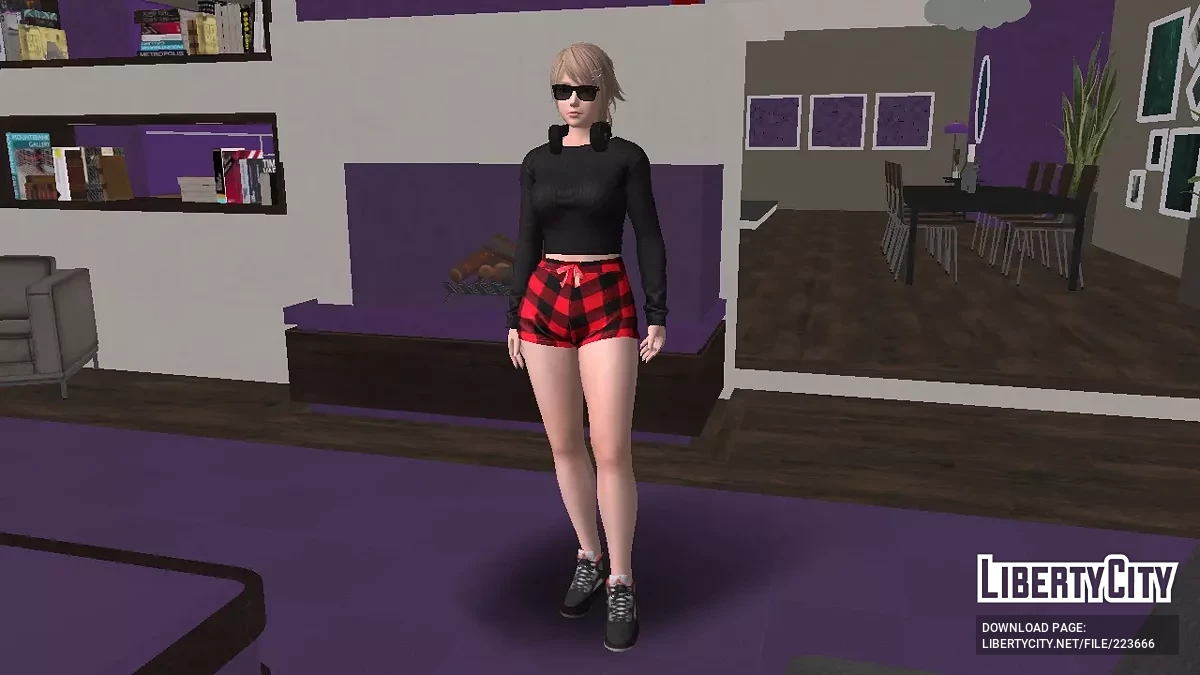 Емі з Dead Or Alive / GTA San Andreas