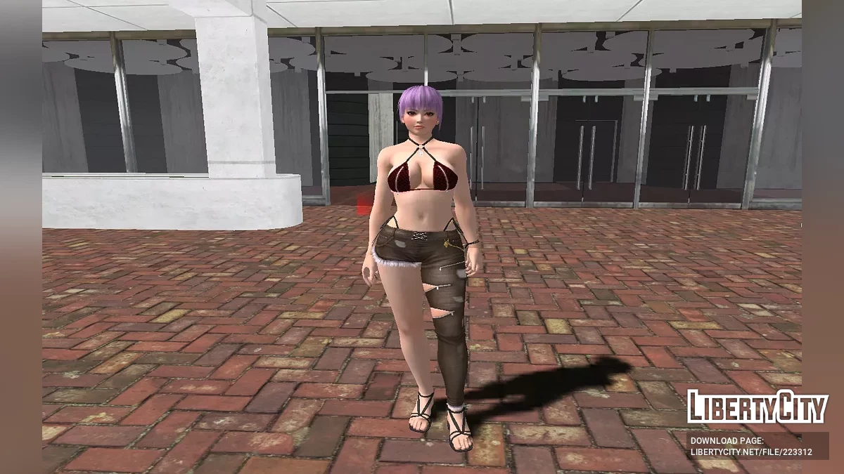 Ayane z Dead Or Alive w Skinny Shark Gucci / GTA San Andreas