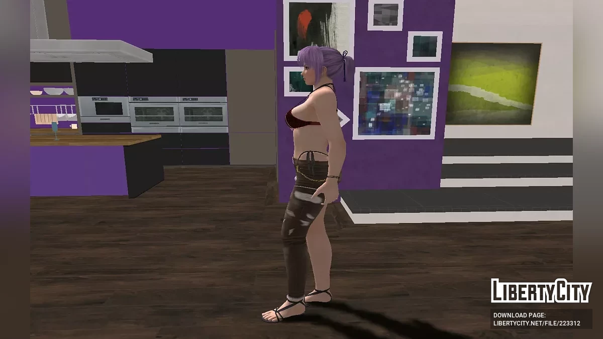 Ayane z Dead Or Alive w Skinny Shark Gucci / GTA San Andreas
