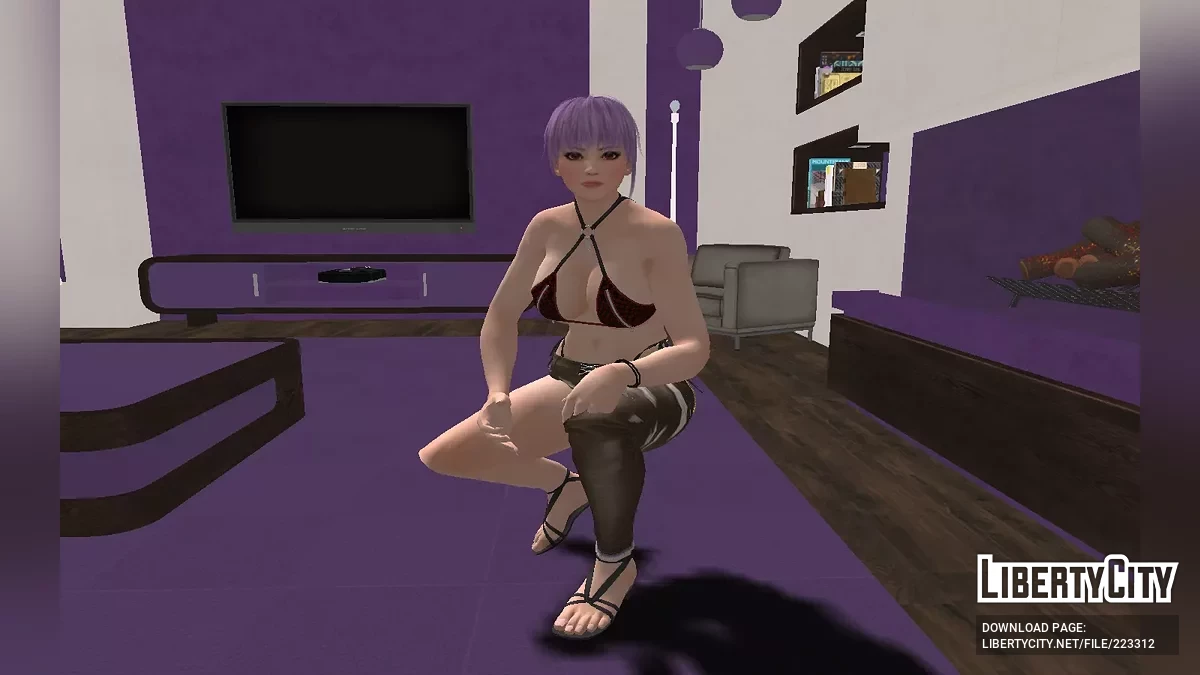Ayane z Dead Or Alive w Skinny Shark Gucci / GTA San Andreas