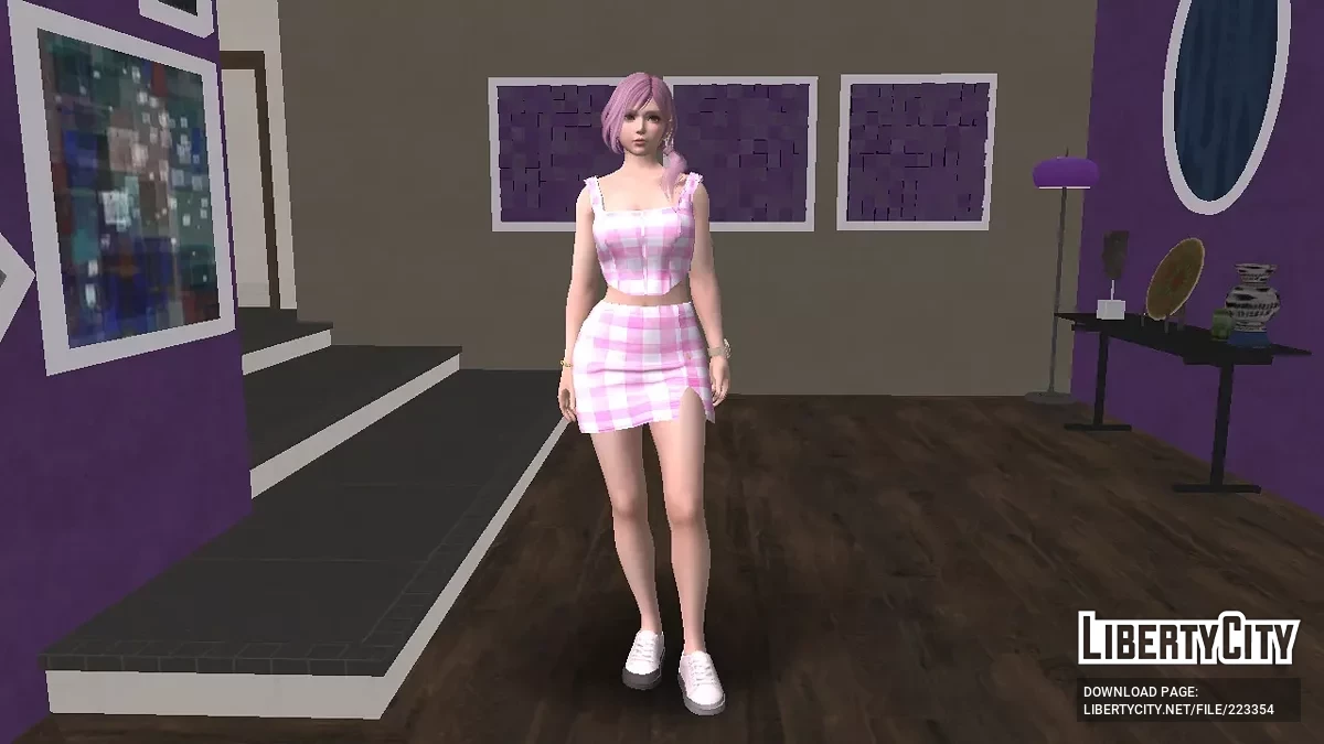 DOAXVV Elise - Schachbrett-Set / GTA San Andreas