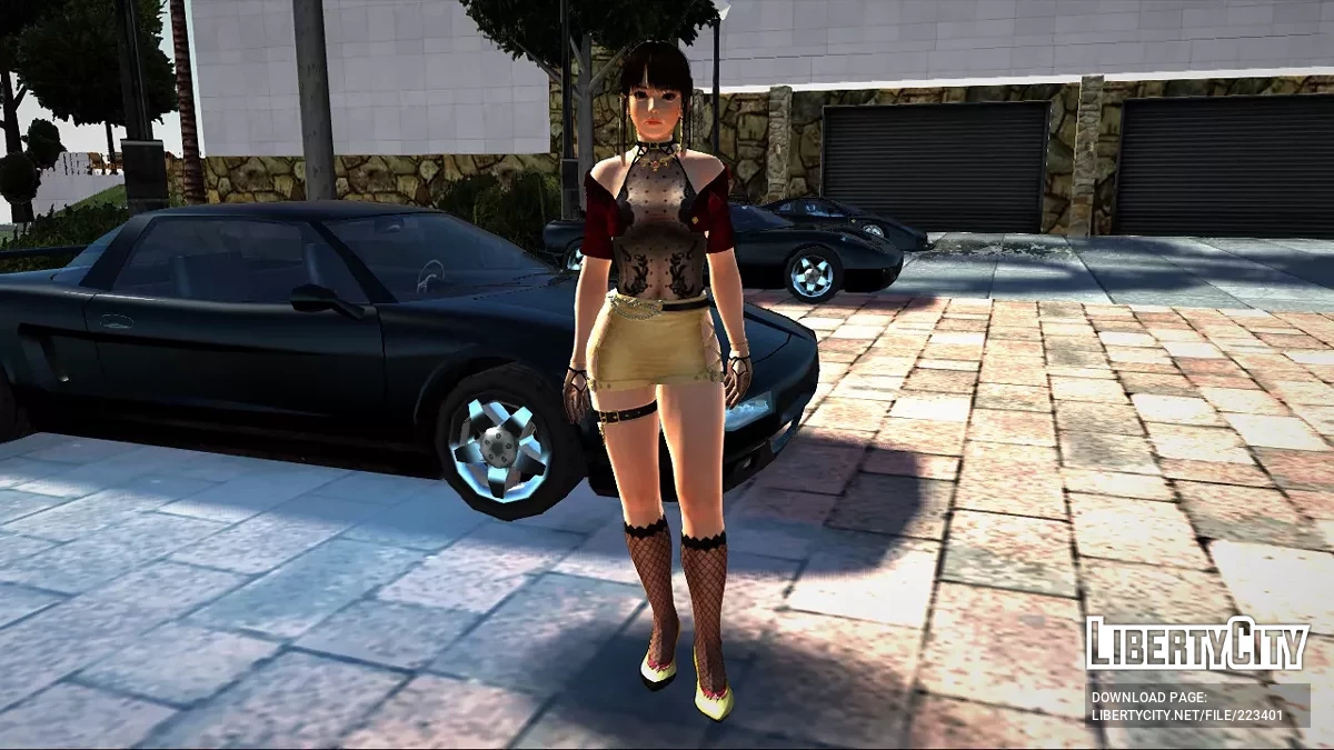 Лейфанг з Dead Or Alive в елегантному вбранні / GTA San Andreas