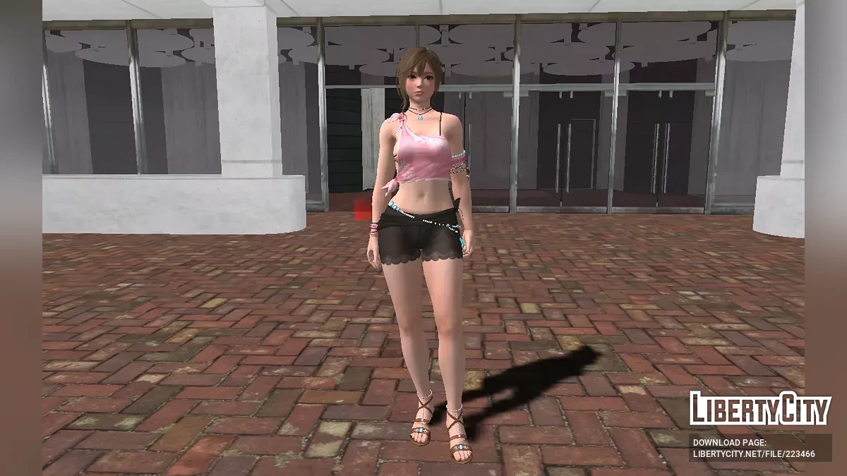 Misaki у вбранні Sea Breeze Coral / GTA San Andreas