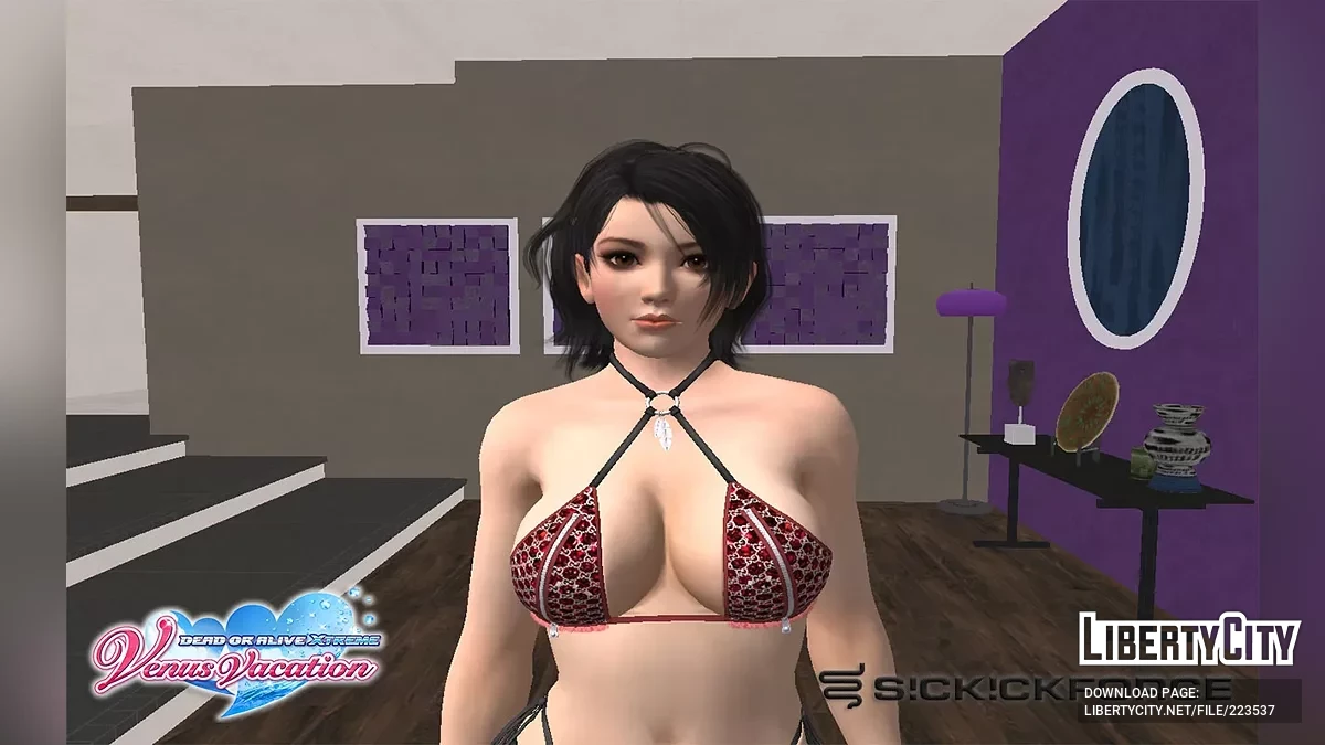 DOAXVV Momiji - Skinny Shark Gucci / GTA San Andreas