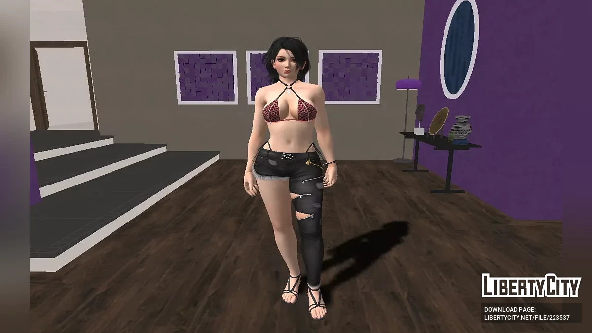 DOAXVV Momiji - Skinny Shark Gucci / GTA San Andreas