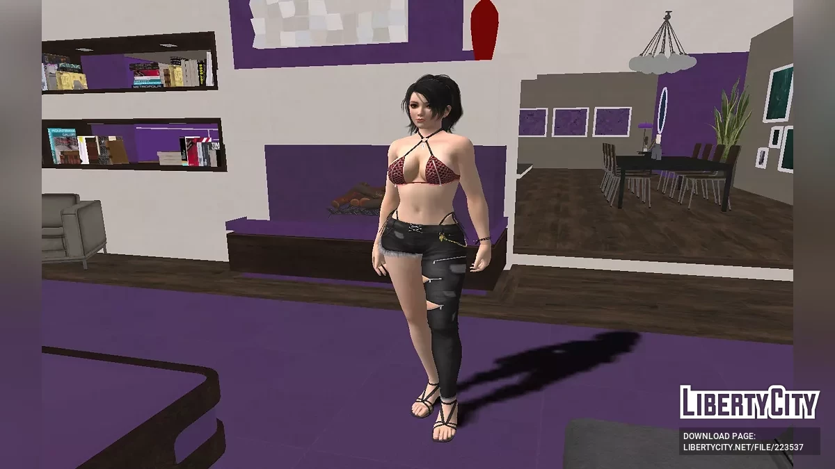 DOAXVV Momiji - Skinny Shark Gucci / GTA San Andreas