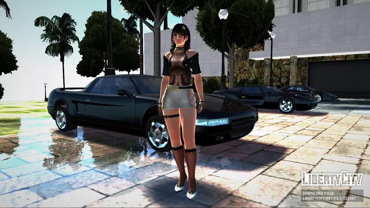 Nanami aus Dead Or Alive in Nocturne Lasting Outfit / GTA San Andreas
