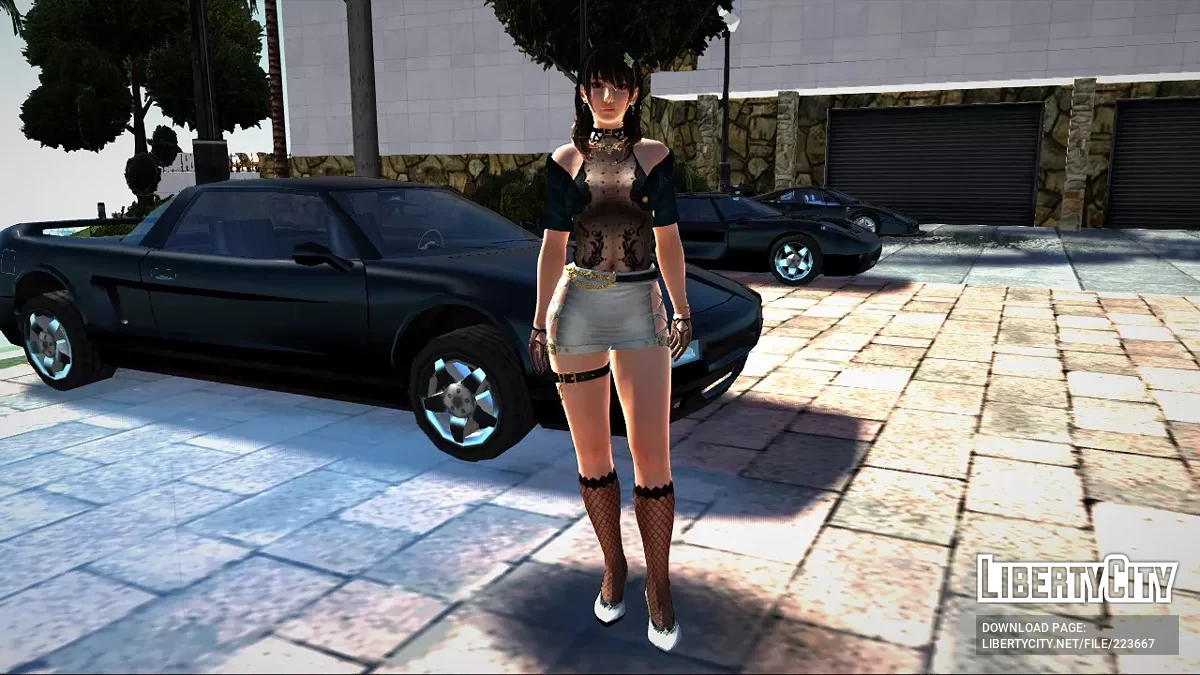 Nanami aus Dead Or Alive in Nocturne Lasting Outfit / GTA San Andreas