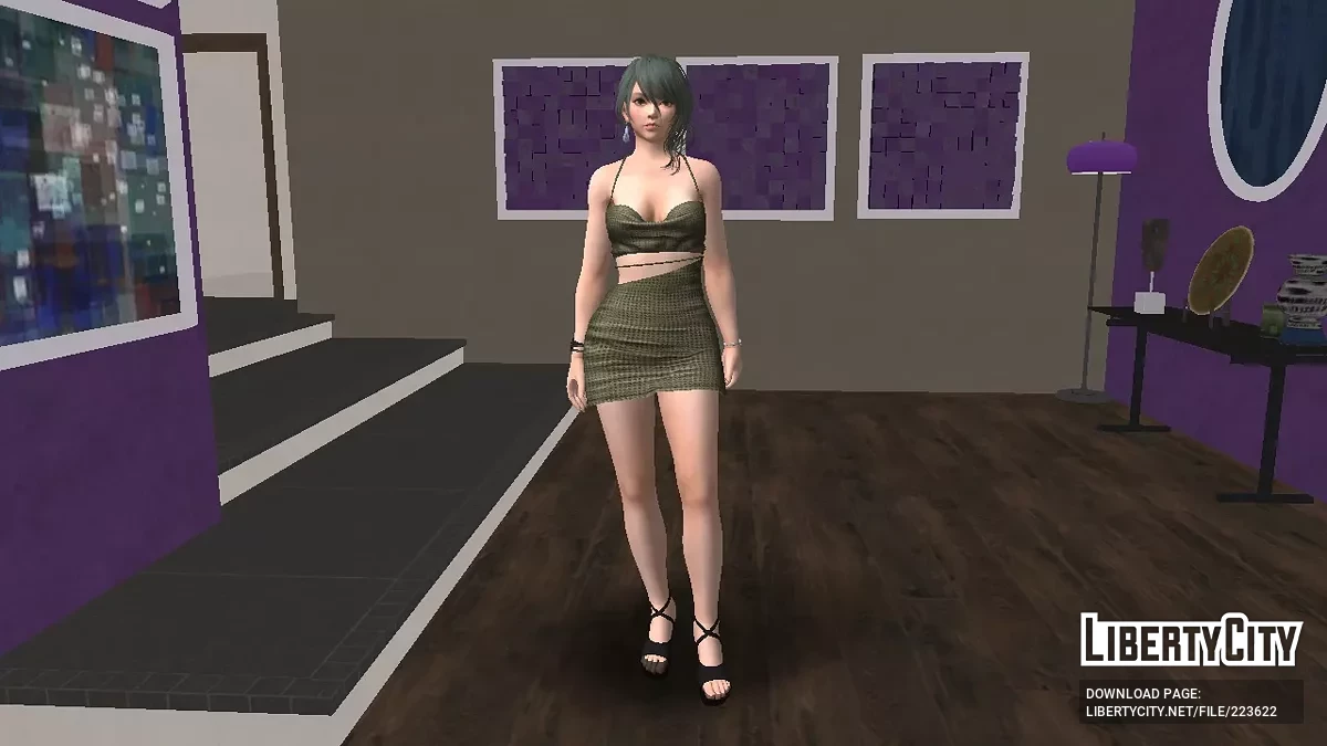 DOAXVV Tamaki - Draped Set / GTA San Andreas