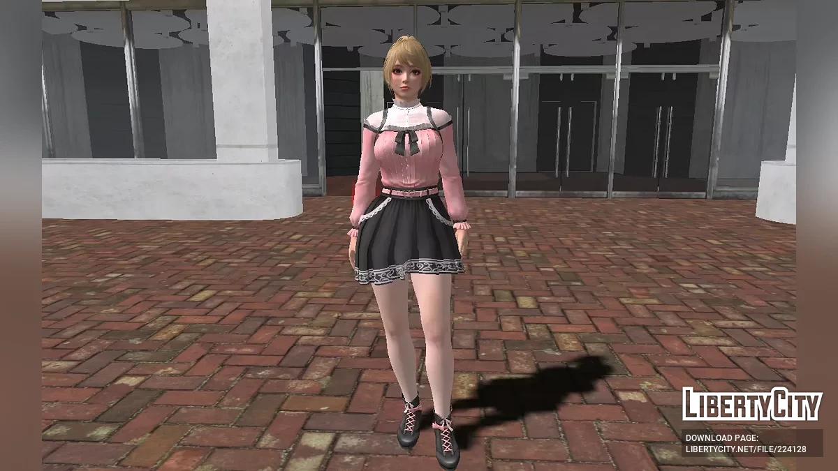 Yukino from Dead Or Alive - Lovely Outfit / جي تي إيه سان أندرياس