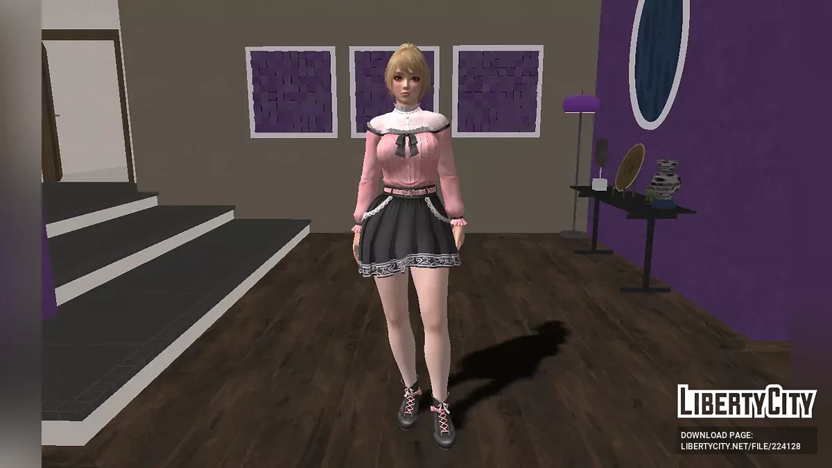 Yukino from Dead Or Alive - Lovely Outfit / جي تي إيه سان أندرياس