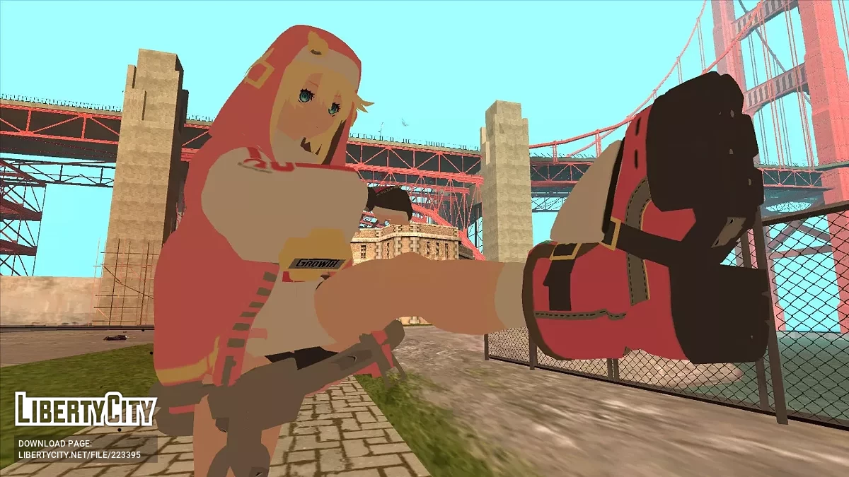 Bridget from Gulity Gear Strive / GTA San Andreas