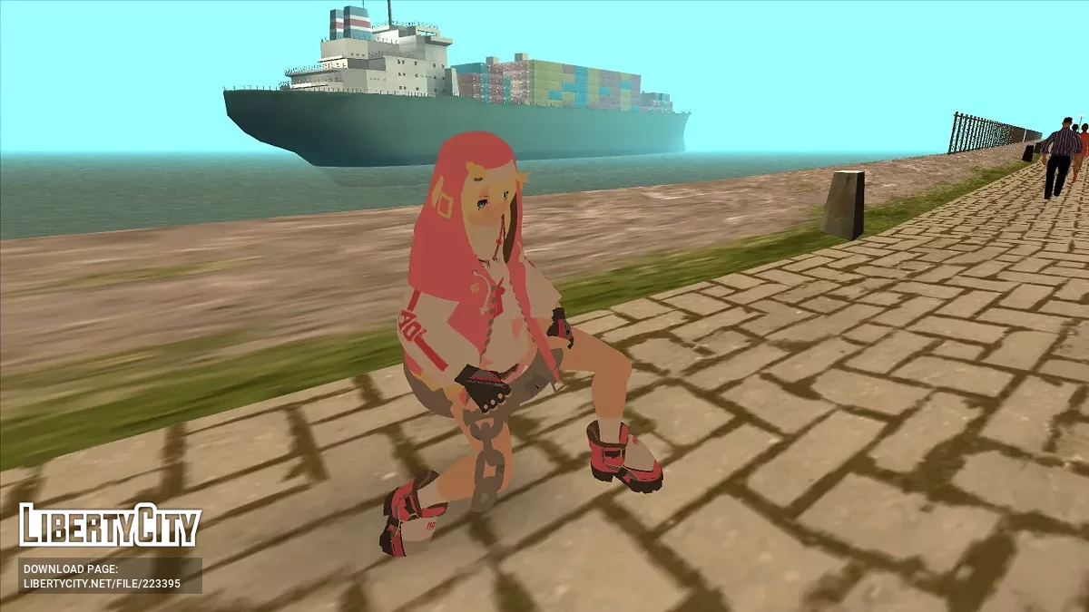Bridget from Gulity Gear Strive / GTA San Andreas