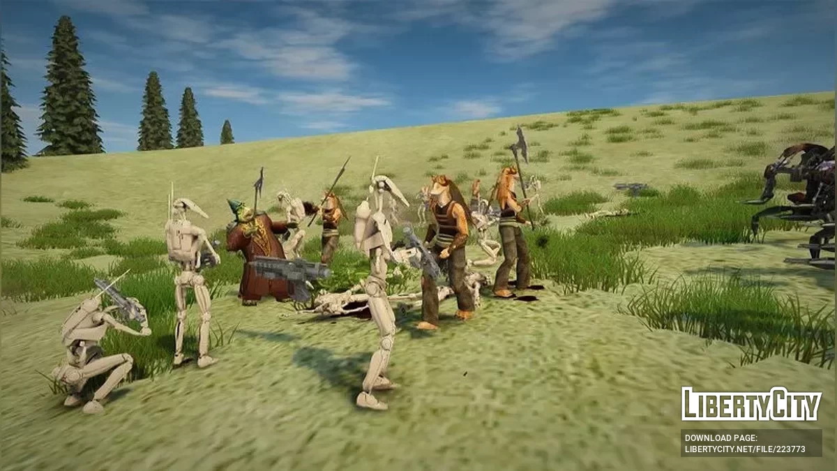 Les Gungans de Star Wars / GTA San Andreas
