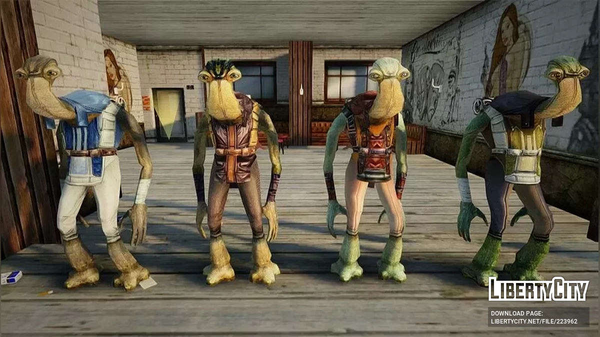 Ithorianos de Star Wars / GTA San Andreas