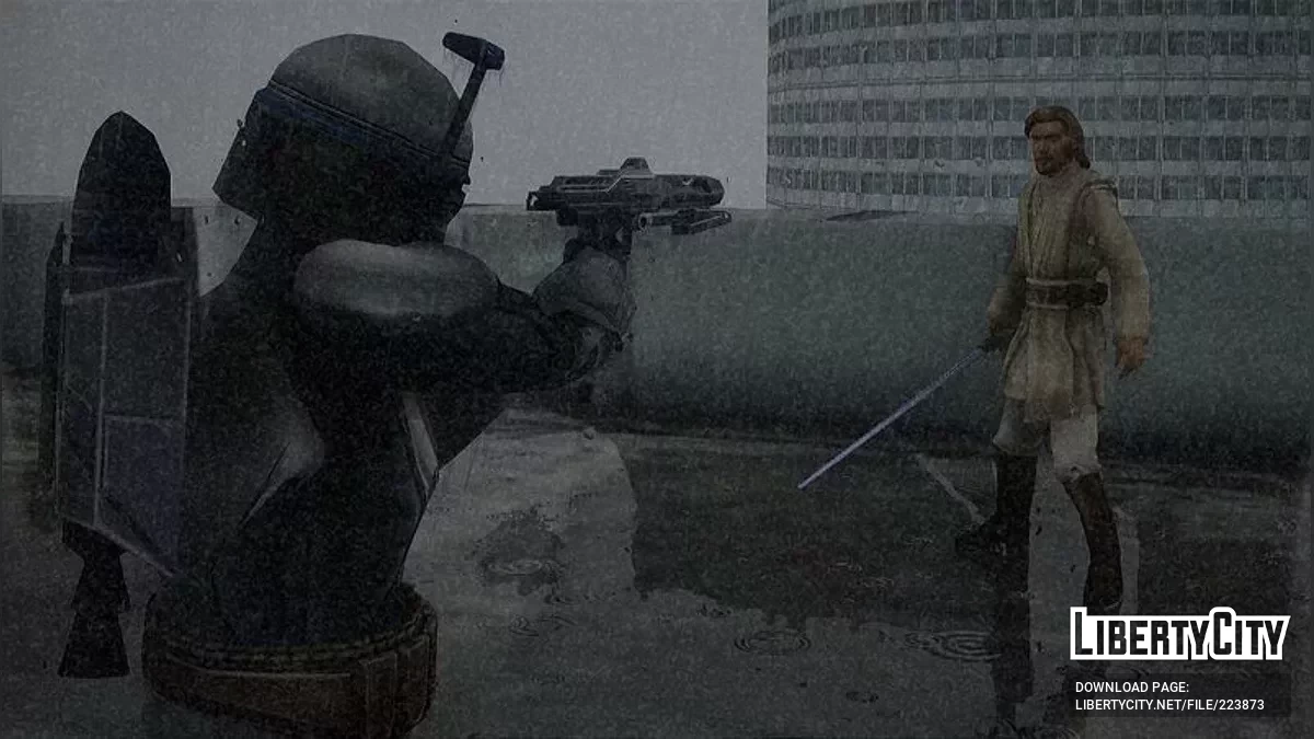 Енакін Скайвокер і Обі-Ван Кенобі із Star Wars / GTA San Andreas