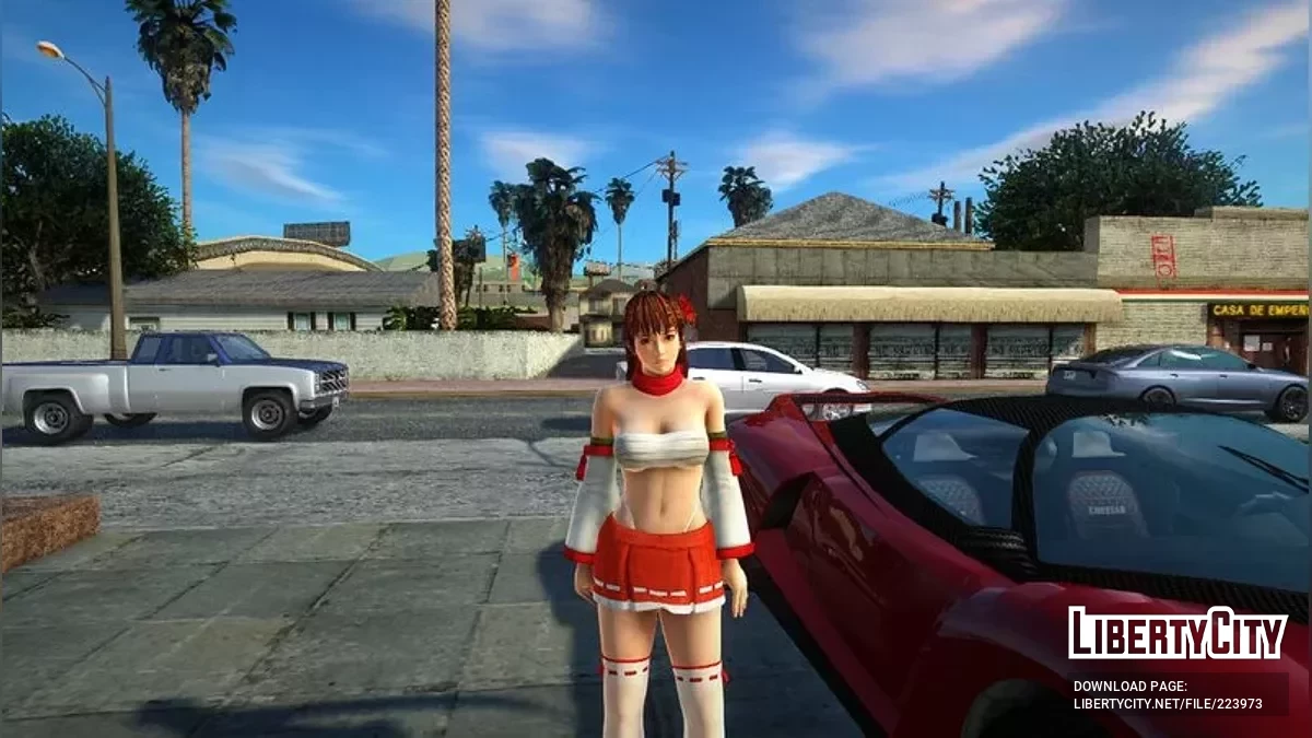 Kasumi de Dead or Alive 5 Last Round / GTA San Andreas