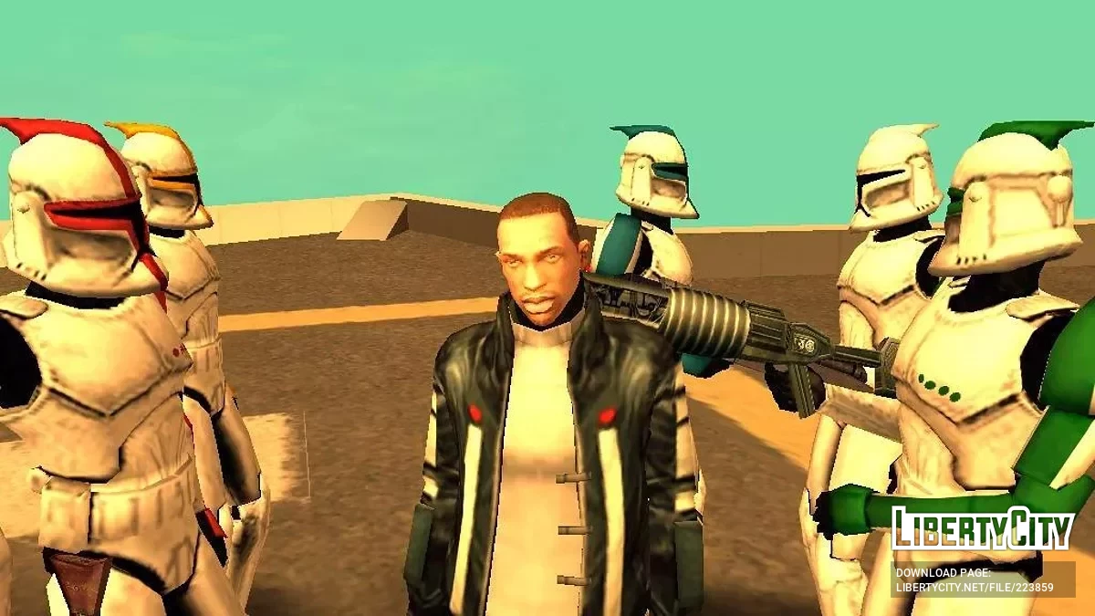Clones de Star Wars : The Clone Wars / GTA San Andreas