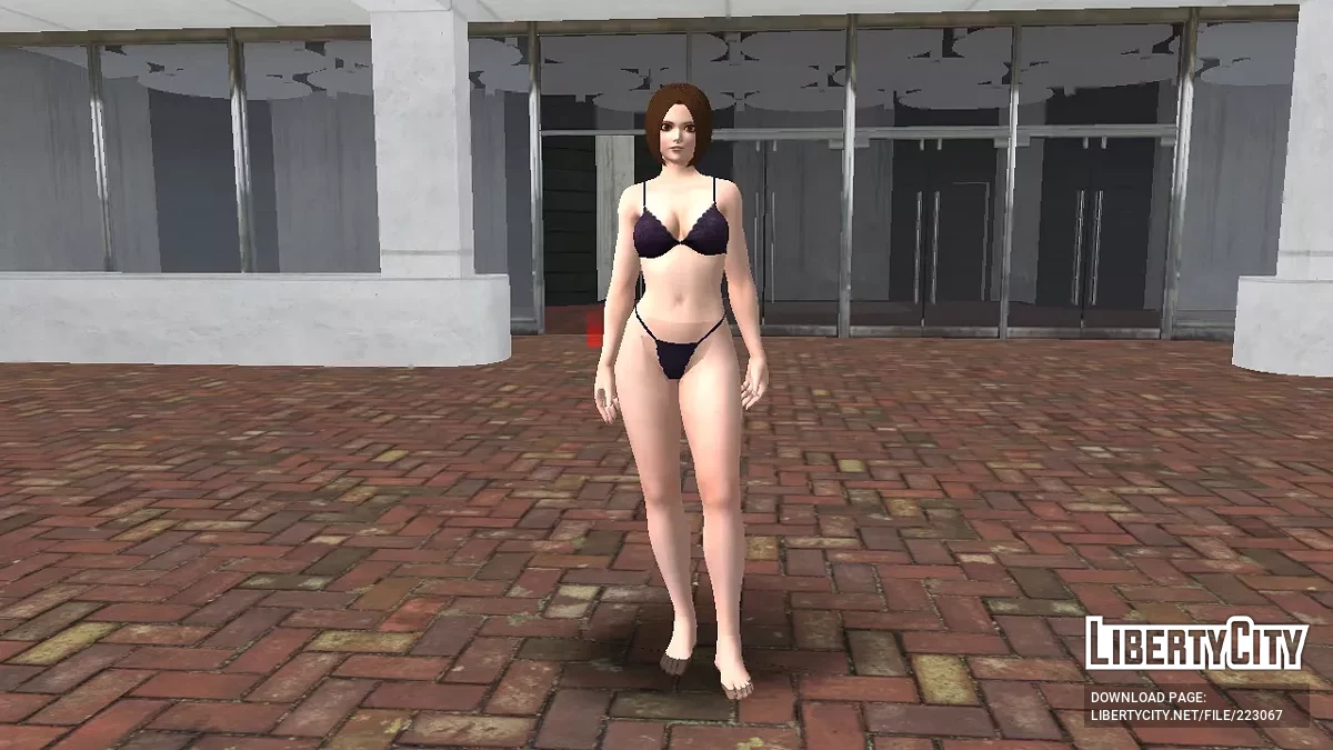 Whip з The King of Fighters XIV у відвертому вбранні в стилі білизняного бікіні / GTA San Andreas