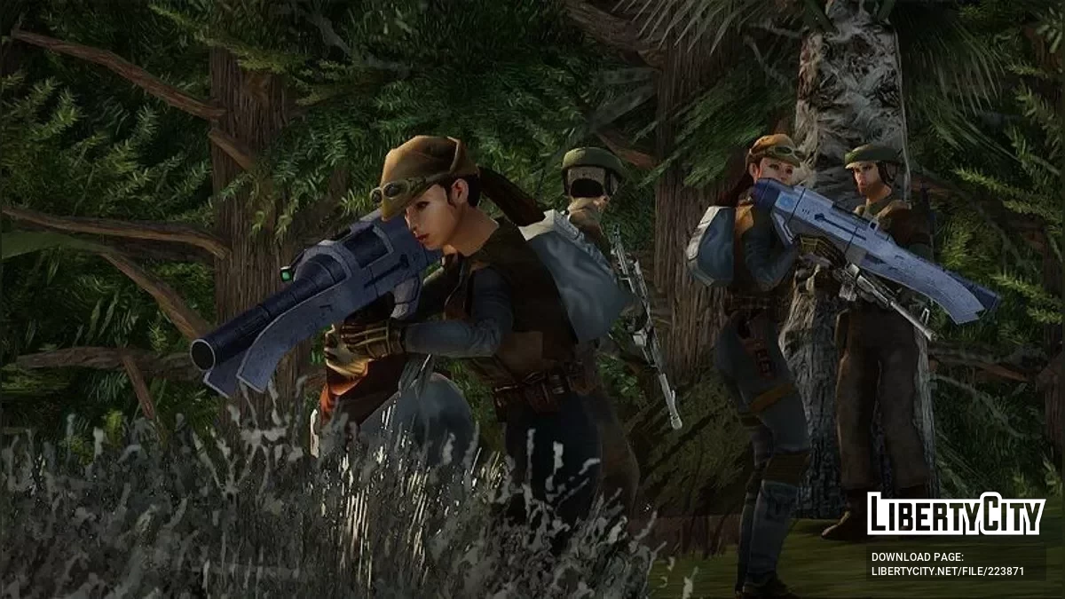 Rebellensoldaten aus Star Wars / GTA San Andreas