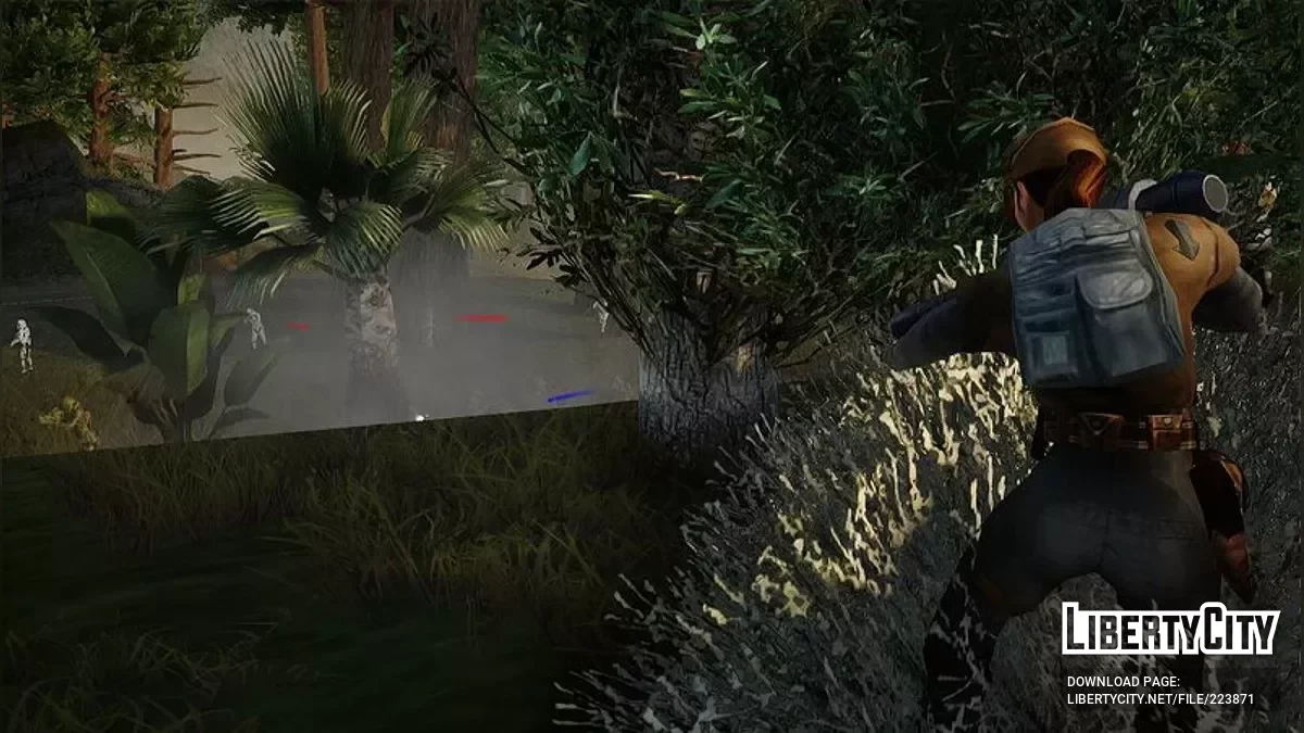 Rebellensoldaten aus Star Wars / GTA San Andreas