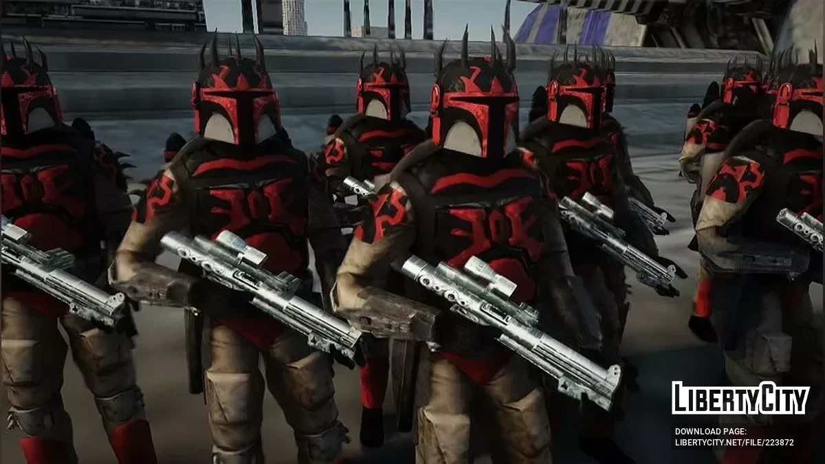 Саваж Опресс і Дарт Мол із Star Wars / GTA San Andreas