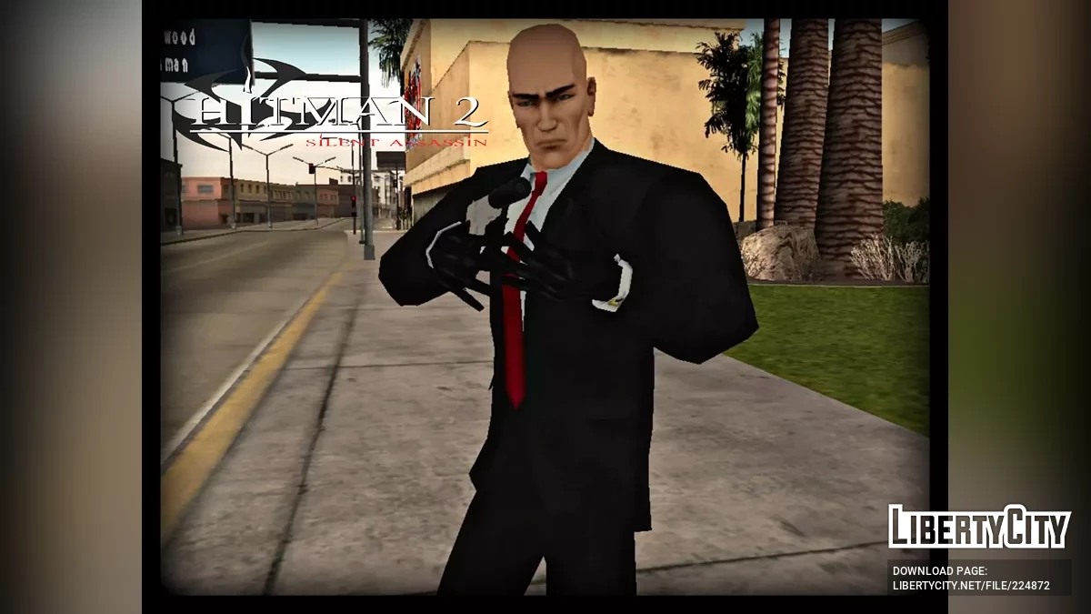 Agent 47 (Hitman 2: Silent Assassin) / GTA San Andreas