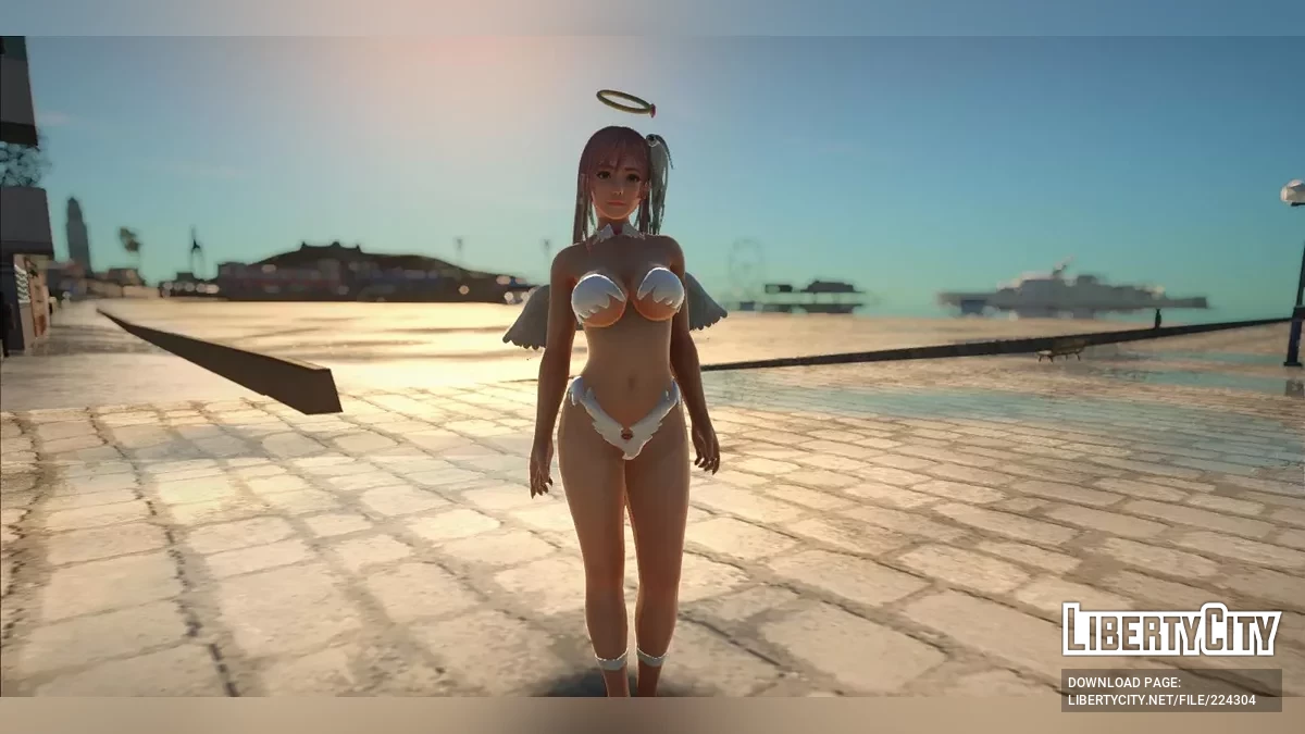 Honoka de Dead Or Alive en tenue Angel of Love / GTA San Andreas