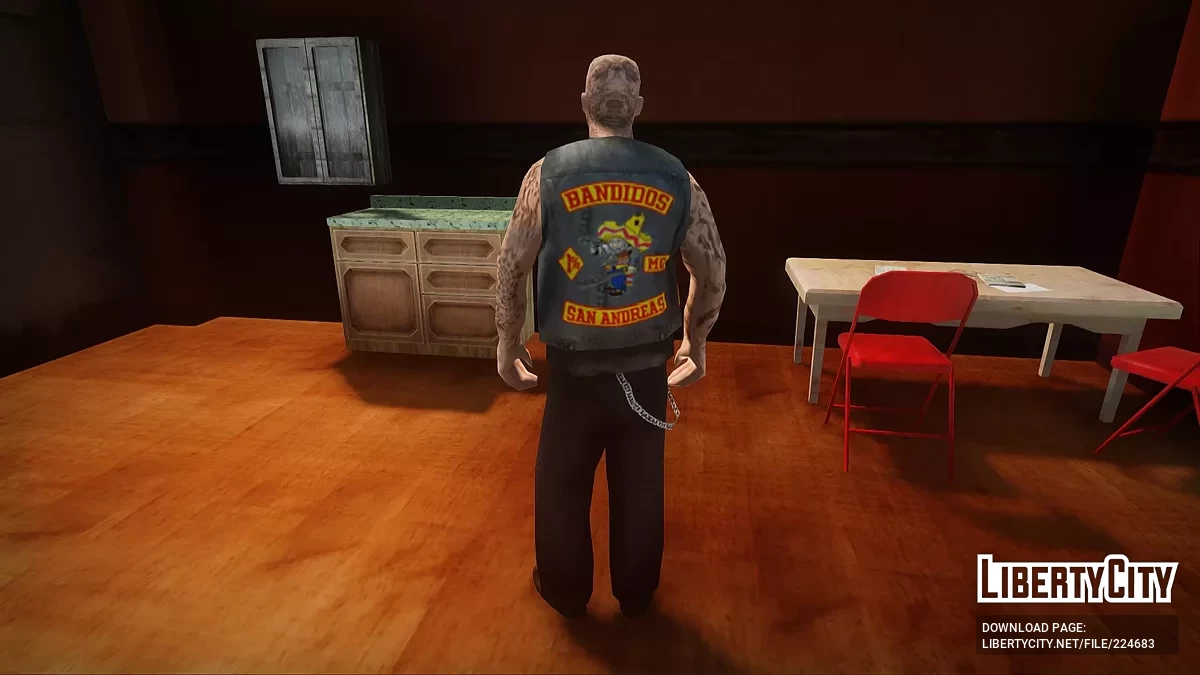 Bandidos MC Member skin / GTA San Andreas