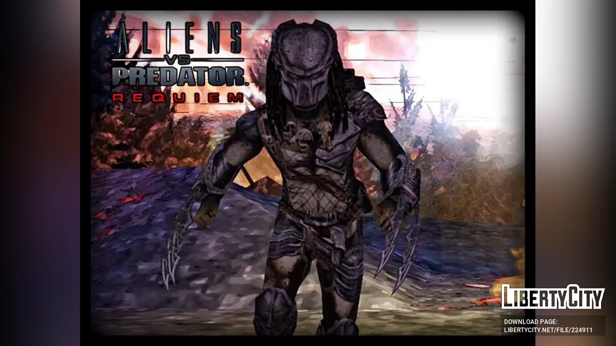 Yautja Wolf (Aliens Vs Predator: Requiem PSP) / GTA San Andreas