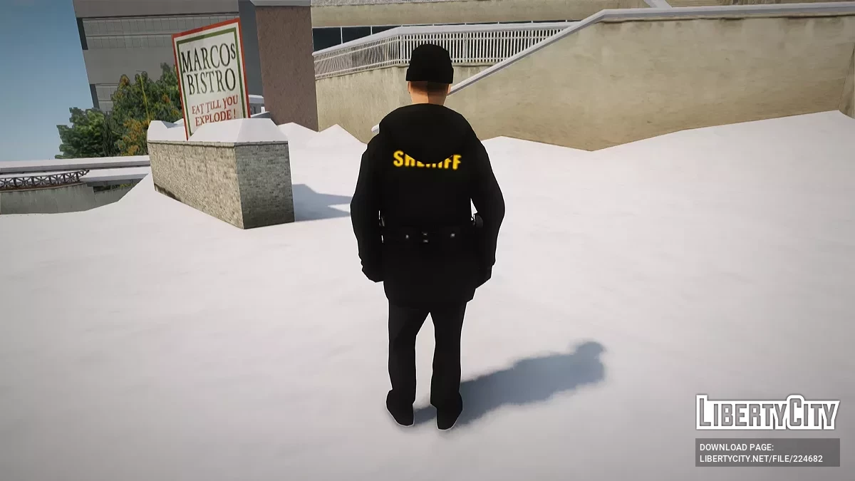 Winter skins for LVPD sheriff’s deputies / GTA San Andreas