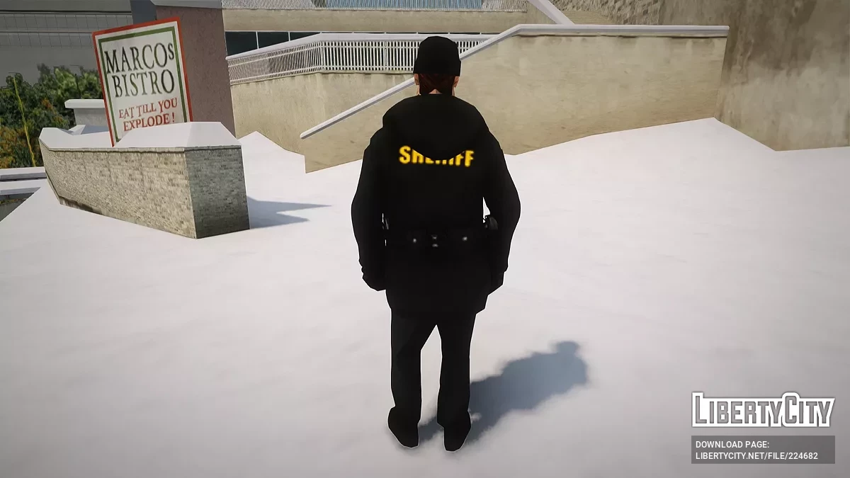 Winter skins for LVPD sheriff’s deputies / GTA San Andreas