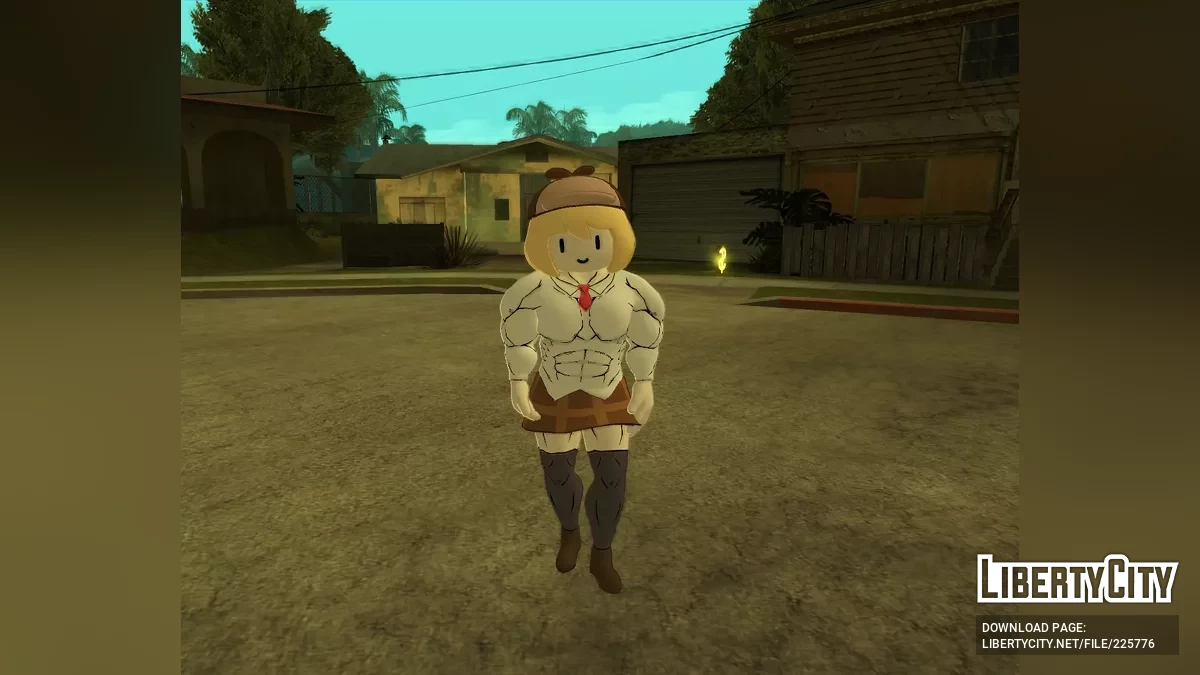 Buff Smol Ame (Hololive Fan Model) / GTA San Andreas