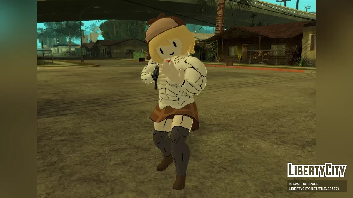 Buff Smol Ame (Hololive Fan Model) / GTA San Andreas