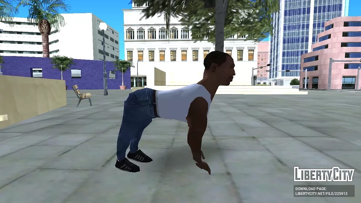 CJ Looks Like a Cat / GTA San Andreas