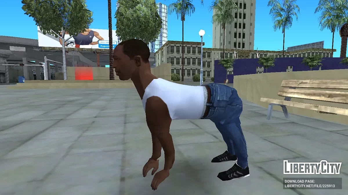 CJ Looks Like a Cat / GTA San Andreas