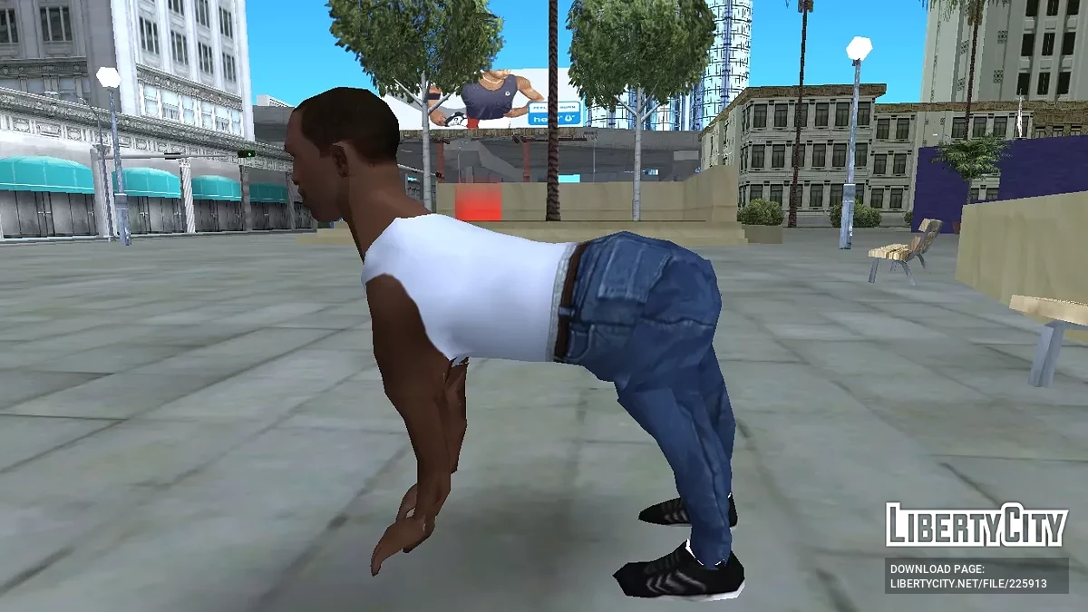 CJ Looks Like a Cat / GTA San Andreas