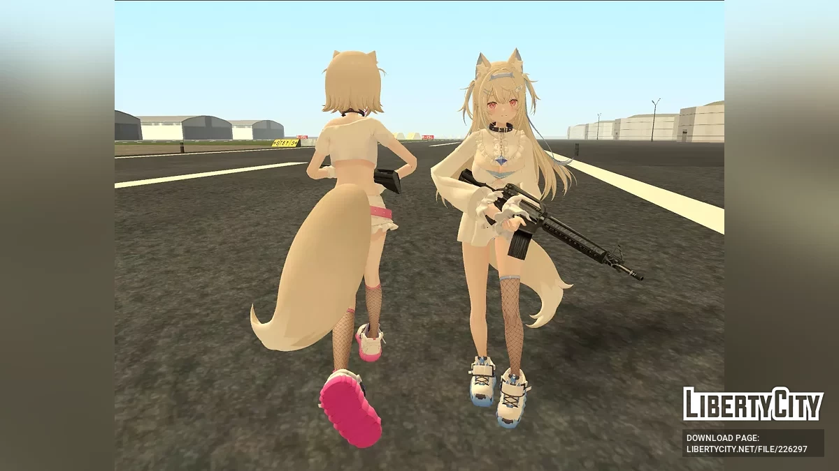 Fuwawa & Mococo Abyssgard (Hololive) / GTA San Andreas