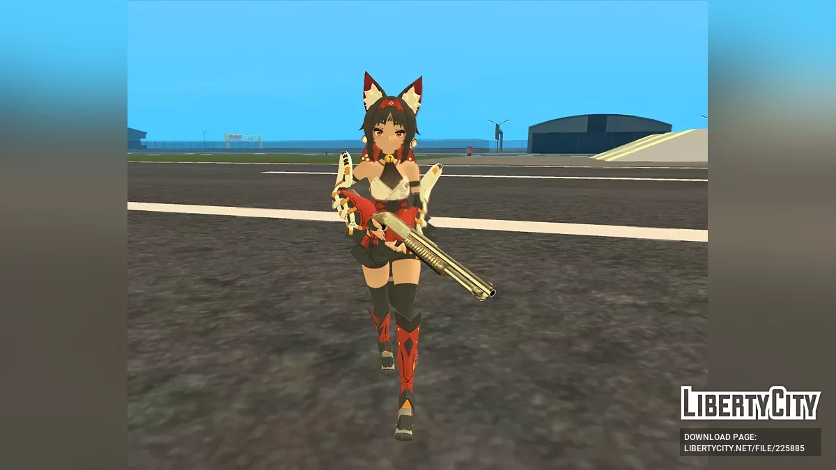 Nekomiya Mana (Zenless Zone Zero) / GTA San Andreas