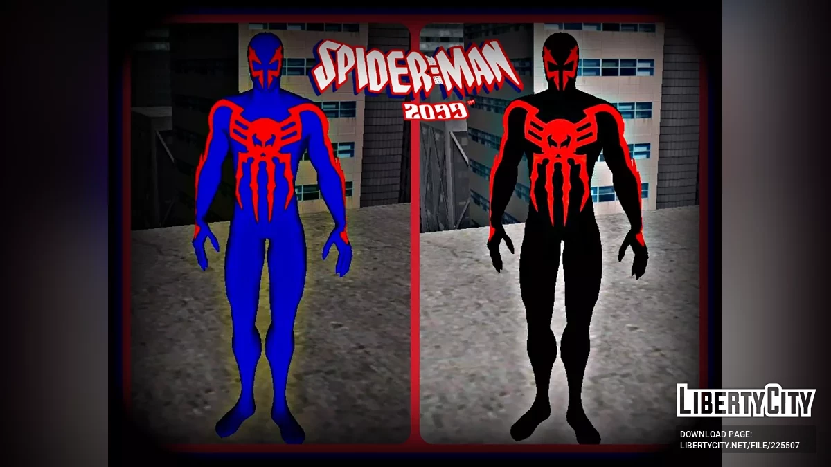 Spider-Man 2099 Blue and Black / GTA San Andreas