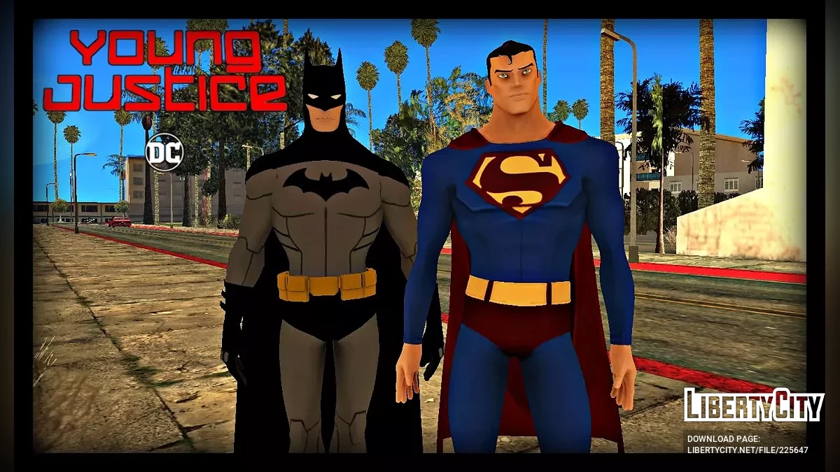 Superman & Batman (Justiça Jovem) / GTA San Andreas