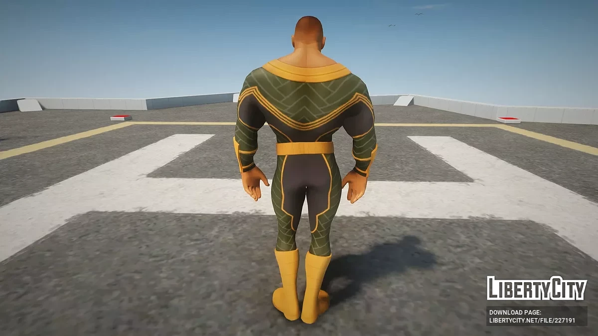 Black Adam de DC Dark Legion / GTA San Andreas