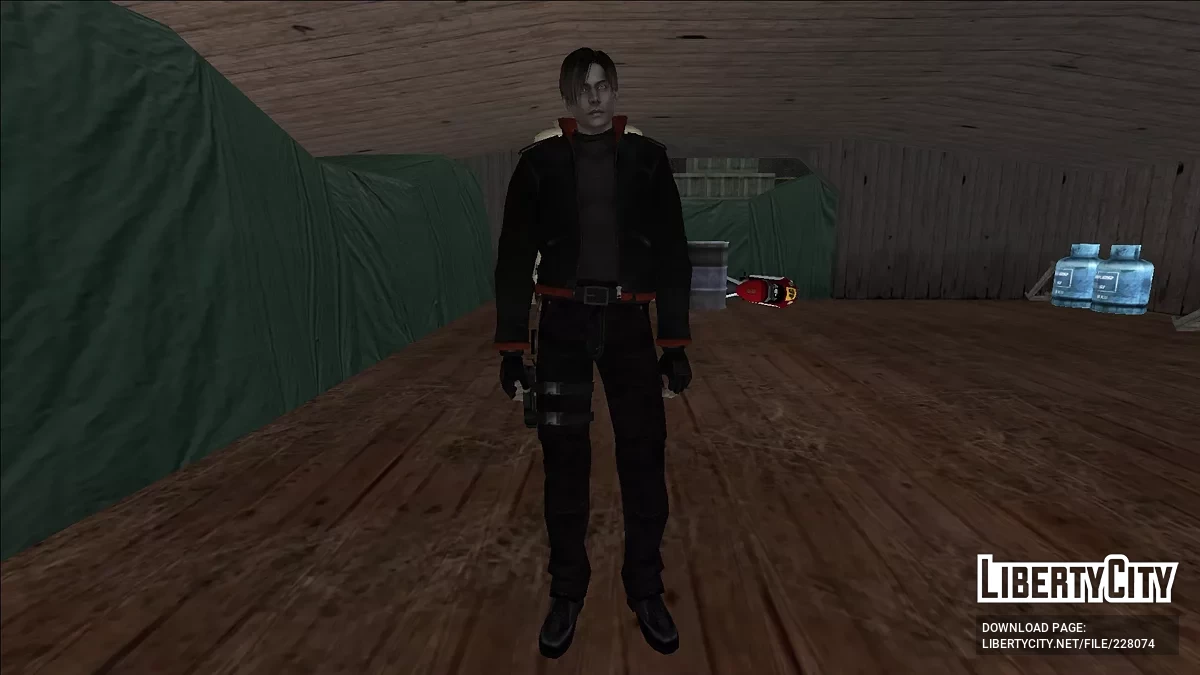 Леон з Resident Evil 4 World S / GTA San Andreas