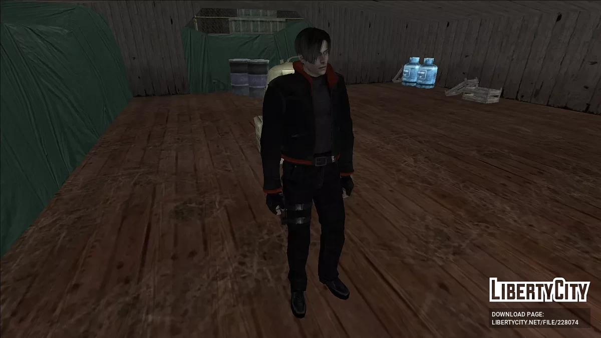 Леон з Resident Evil 4 World S / GTA San Andreas