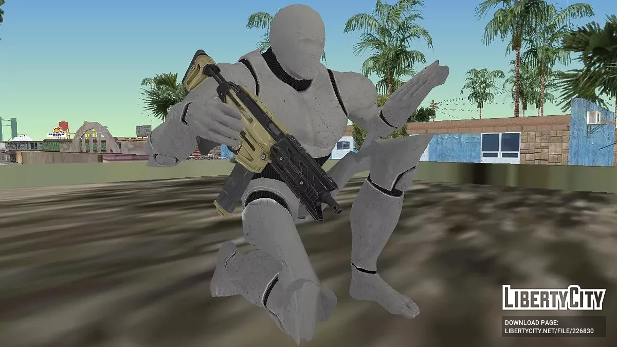 Trainingspuppe aus Tekken 8 / GTA San Andreas