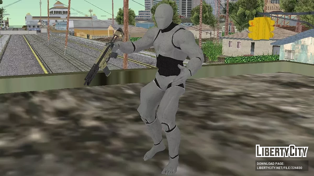 Trainingspuppe aus Tekken 8 / GTA San Andreas