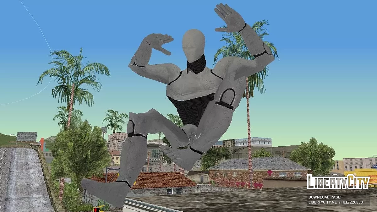 Trainingspuppe aus Tekken 8 / GTA San Andreas