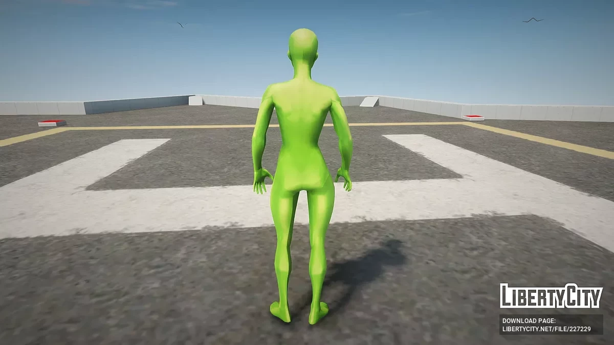 Зелений привид з Guardians of the Globe / GTA San Andreas